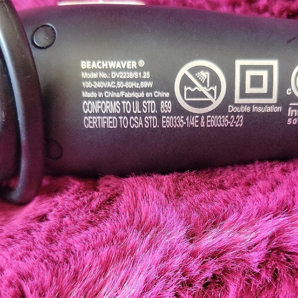 BEACHWAVER S1.25 Black Wave Iron - Professional Hair Tool - Picture 2 of 3